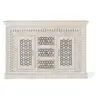 GINER Y COLOMER Buffet en bois manguier blanc vieilli