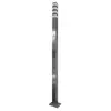 Lampadaire Pyramide Inox 200 cm 64 led smd 2835 21W Lumihome Inox