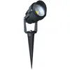 LUMIHOME Spot piquet led extérieur noir DEC GL5BC - 230V - 300 lumens ...