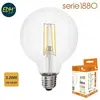EDM - Ampoule led E27 6W Globe G95 équivalent à 47W - Blanc Chaud 3200K