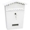 GENERIQUE EDM - Boîte à Lettres En Acier Modèle Maison Blanche