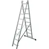 Echelle transformable aluminium 2x9 marches edm E3-75091