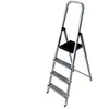 4-step folding ladder EDM Aluminium (43 x 10,5 x 149 cm)