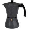 Cafétière - EDM - Aluminium - 9 Tasses - Compatible tous types de cuisines - Noir