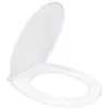 Abattant WC Basic Blanc - GENERIQUE - Universel - Entraxe de fixation universelle