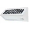 Korpass applique murale led solaire capteur blanc 27cm 8w froid