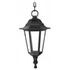 Matel - Applique extérieure noire ip44 e27 suspension