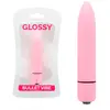 Glossy Thin Vibrator Rose Intense
