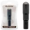 Glossy Pocket Vibrator Noir