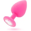 Intense Shelki M Anal Plug Fuchsia 1pc