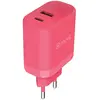 Muvit For Change Chargeur Mural Usb-a Et Usb-c 36w + Pd 45w