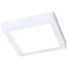 SULION Plafonnier Extérieur Carré LED 18W 4000K Blanc IP44