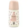 Biberon Suavinex Birdies 270 ml Tétine SX Pro M Débit Moyen Rose
