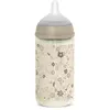 Biberon en verre Wonderland avec tétine SX Pro débit M Liberty Beige