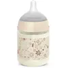 Biberon en verre Wonderland avec tétine SX Pro débit S Liberty Beige