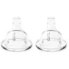 Suavinex Set de 2 Tétines Bout Rond Debit Lent en Silicone 0+ Mois