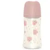 Suavinex Bonhomia Biberon Silicone M 270 ml +3M Rose | 1 pièce