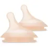 2 tétines pour biberon anti-colique Zero.Zero BEIGE Suavinex