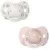 Suavinex Lot de 2 sucettes symétriques SX PRO 0-6mois Walk In The park rose