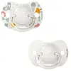 Lot de 2 sucettes symetriques walk in the park GRIS Suavinex