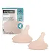 Suavinex Lot de 2 tétines anti-colique pour biberon Zerø.Zerø Débit Rapide - L Medium