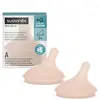 2 Tétines pour biberon anti-colique Zero.Zero ROSE Suavinex