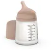 Suavinex Biberon Anticolique Silicone Adapt +0M Almond 180ml 1ut