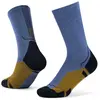 Buff Lightweight Merino Wool Crew Chaussettes Bleu M