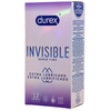 Durex Préservatifs extra lubrifiés Invisibles 12 u