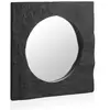 Hanging mirror Alexandra House Living Black 80 x 80 x 7 cm