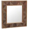 Hanging mirror Alexandra House Living Natural 77 x 77 x 4 cm