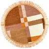 Carpet Alexandra House Living Brown 120 x 120 x 1 cm Circular 