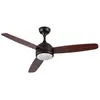 Ventilateur de plafond avec lumière 3 pales 56W 6 vitesses Vermont Dar...