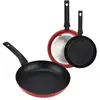 Set de Poêles à Frire Induction 20-24-28 cm Aluminium 3mm, Antiadhésif sans PFOA,, Nela Rouge, , Rouge