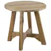 MOYCOR Table basse en teck naturel Ø 50 cm