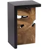 Decoration D ’ Autrefois - Console Bois Noir 30x35x55cm