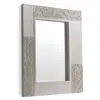 Hanging mirror Alexandra House Living White 80 x 100 x 5 cm