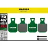 Plaquette de frein Galfer Magura Mt5 Mt7 Vert 19 mm FD487G1554T
