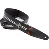 Yamaha RightOn! Race Vegana Guitar Strap Black & Ivory sangle guitare