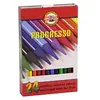 Koh-I-Noor Progresso Set de Crayons de Couleur sans bois (Set de 24)