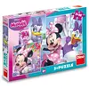 DINO Puzzle Minnie et Daisy 3x55 pièces