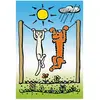 2 Puzzles - Doggie & Pussycat 48 Pièces  Dino