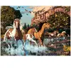 Puzzle Les Chevaux - DINO - 1000 pièces - Animaux - Adulte - Coloris Unique