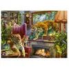 Puzzle 1000 pièces : Tigres