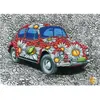 Dino Puzzle 500 pièces : Coccinelle VW peinte