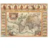 Vieille Carte du Monde 2000 Pièces  Dino