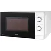 Sencor Four à Micro-ondes Compact, EasyClean, 20L - Rapide 700W, 5 Niveau de Puissance, Plateau tournant 25.5cm, Minuterie jusqu’à 35min, Fonction Décongélation hygiénique - Blanc