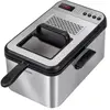 SENCOR Friteuse avec Contrôle Numérique, 2200 W, Noir/Acier Inoxydable