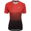 Maillot Kalas Discover Z2 manche courte rouge noir femme - S