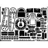 Accessoire Eduard Nakajima Ki-44 Tojo (pour maquettes Hasegawa)  1/48 EDUA48212  - Kit de superdétail pour avions 